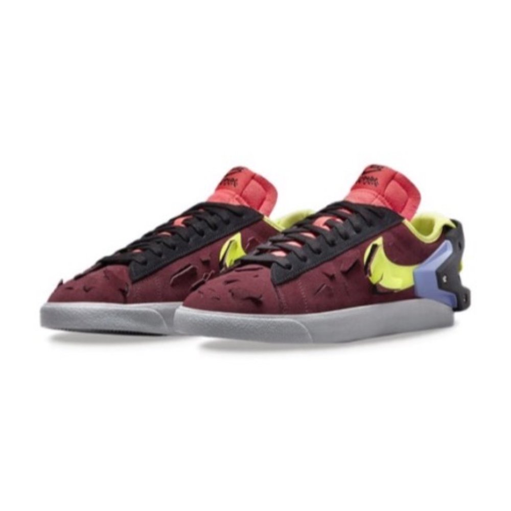 Nike Acronym Blazer Low Mens Casual Sneaker Shoes Maroon DN2067-600 NEW Size 7 - Picture 5 of 7